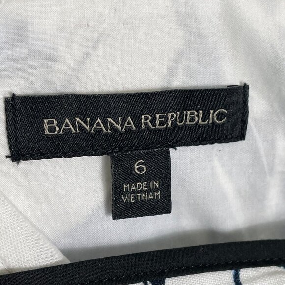 Banana Republic Womens 6 Floral Spaghetti Strap Linen Flounce V Neck  Midi Dress - Picture 5 of 11